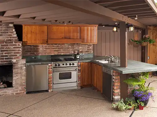 Outdoor Brick Kitchens, Gray, LA Outdoor Brick Kitchens, Gray, LA
